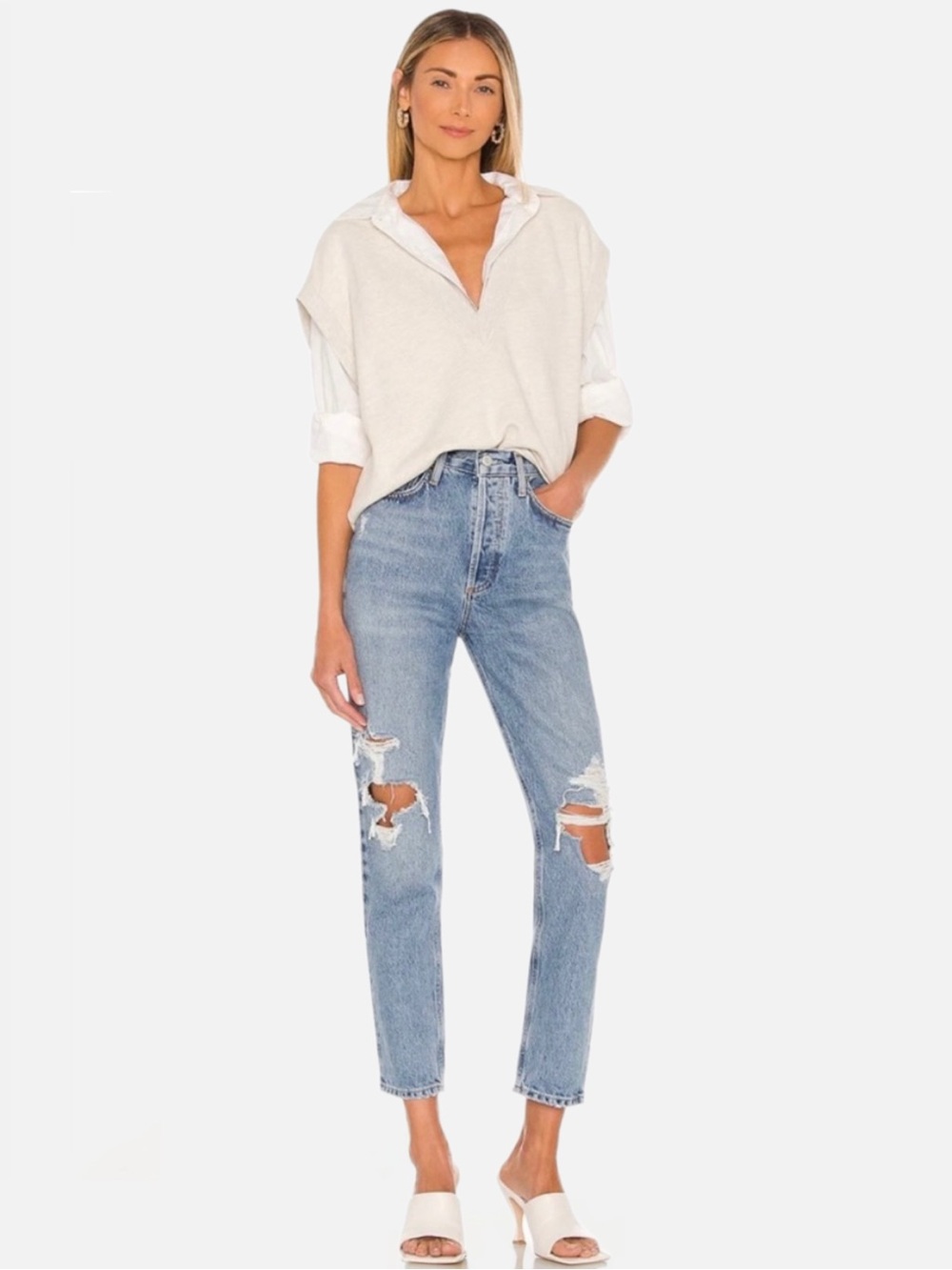 NWT • AGOLDE Fen High Rise Straight Leg Jeans - Picture 6 of 11